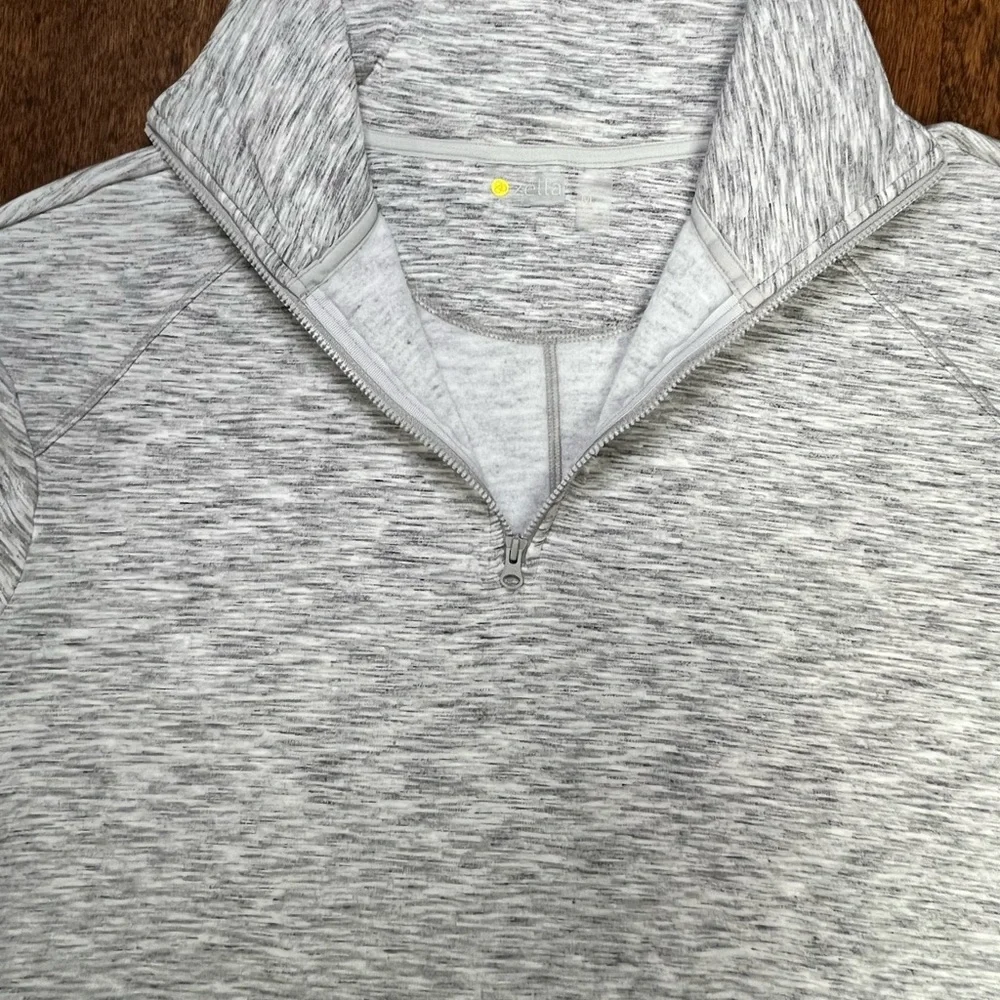 Zella super soft 1/4 zip fleece pullover excellent condition M - Picture 5 of 9